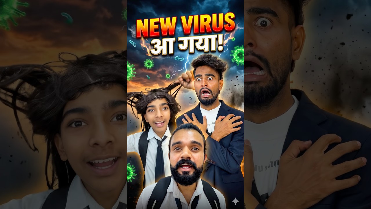 Khatranak Virus he🦠😱 #aaganwadikebacche #comedy #trending #funny #dhonisir #entertainment #jagga