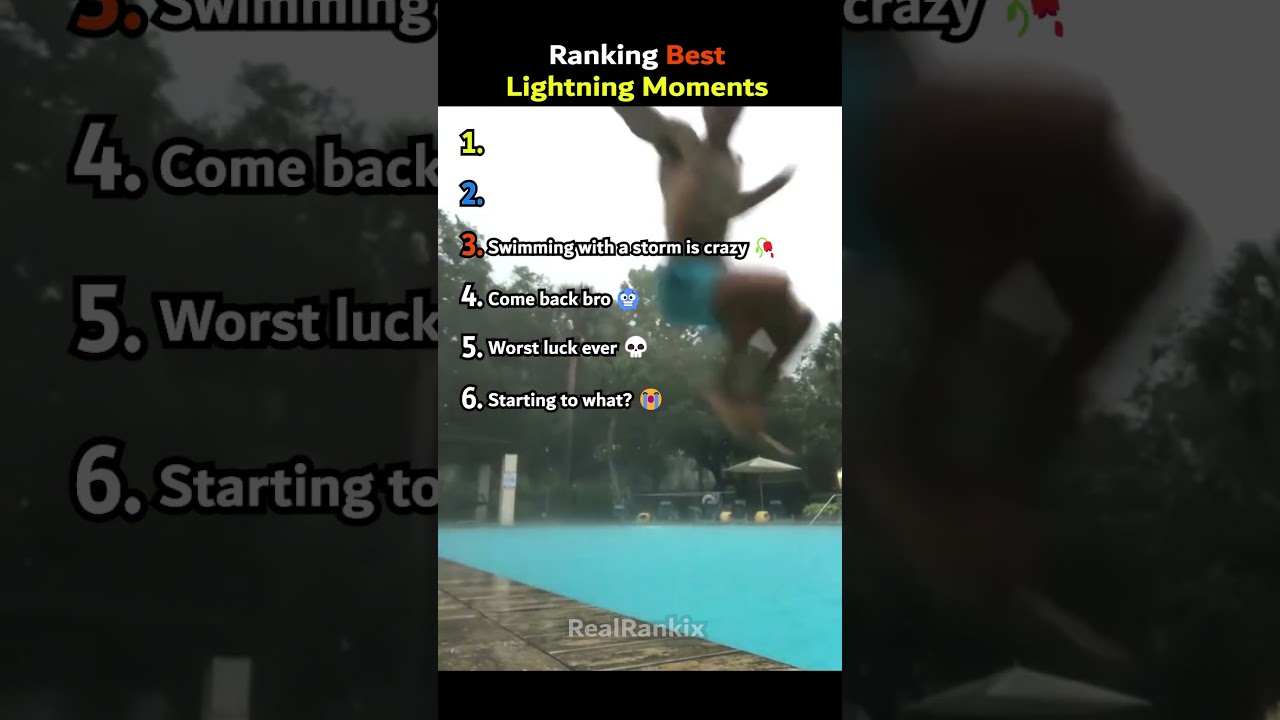 Ranking Best Lightning Moments 😭