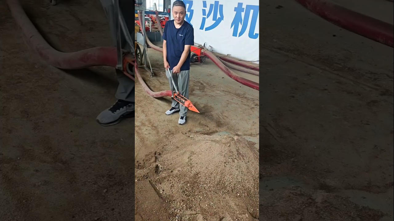 High-Power Grain Suction Hose Vacuuming Field Soil