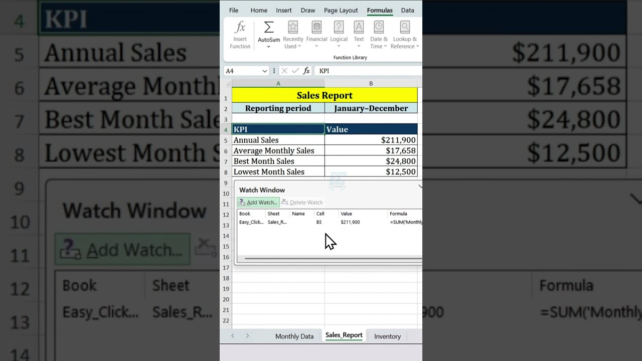 Stop Scrolling Between Excel Sheets! Use This Trick #exceltips