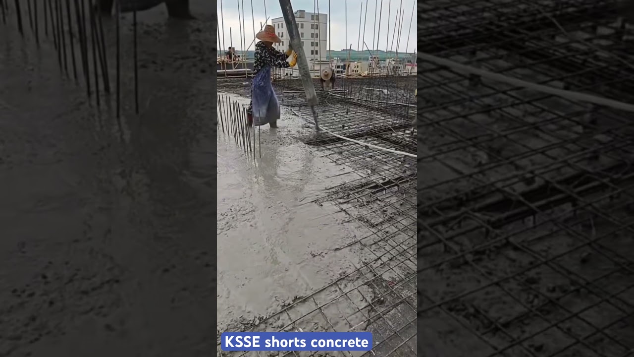 Can You Judge Good Concrete by Its Flow and Color? 🤔🏗️ #Concrete #Construction
