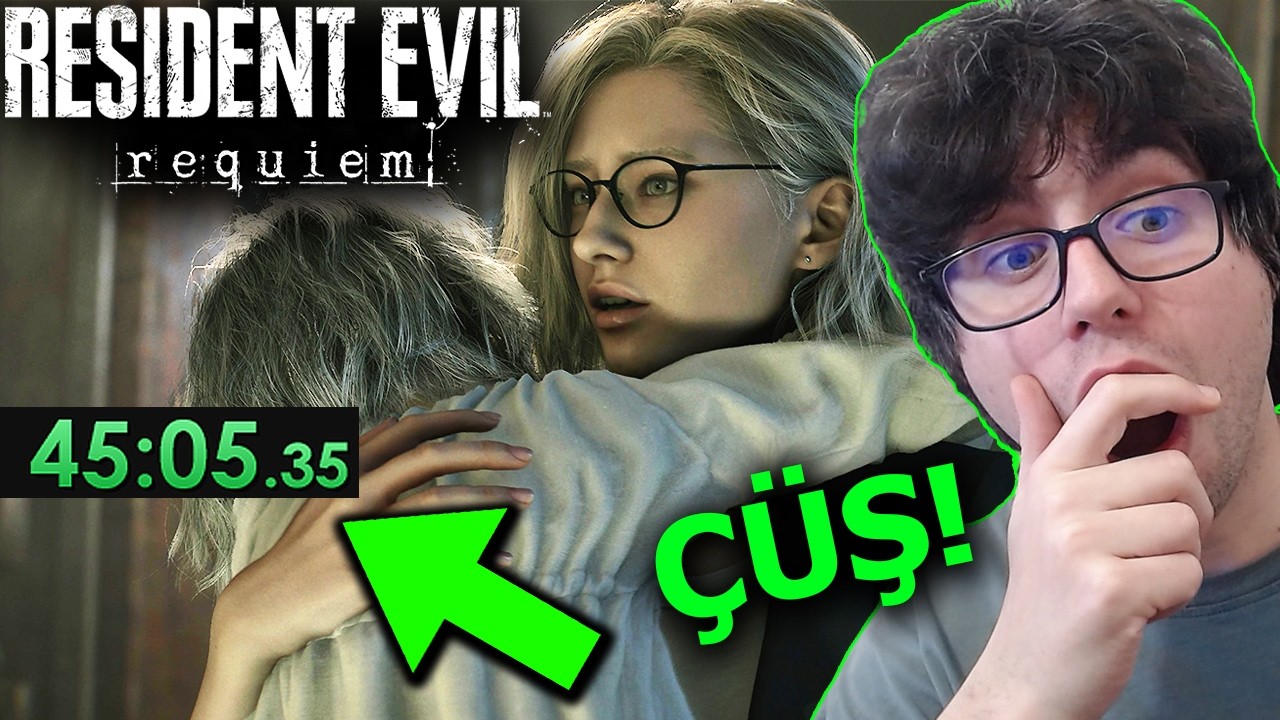 RESIDENT EVIL REQUIEM SPEEDRUN DÜNYA BİRİNCİSİNİ İZLEDİM