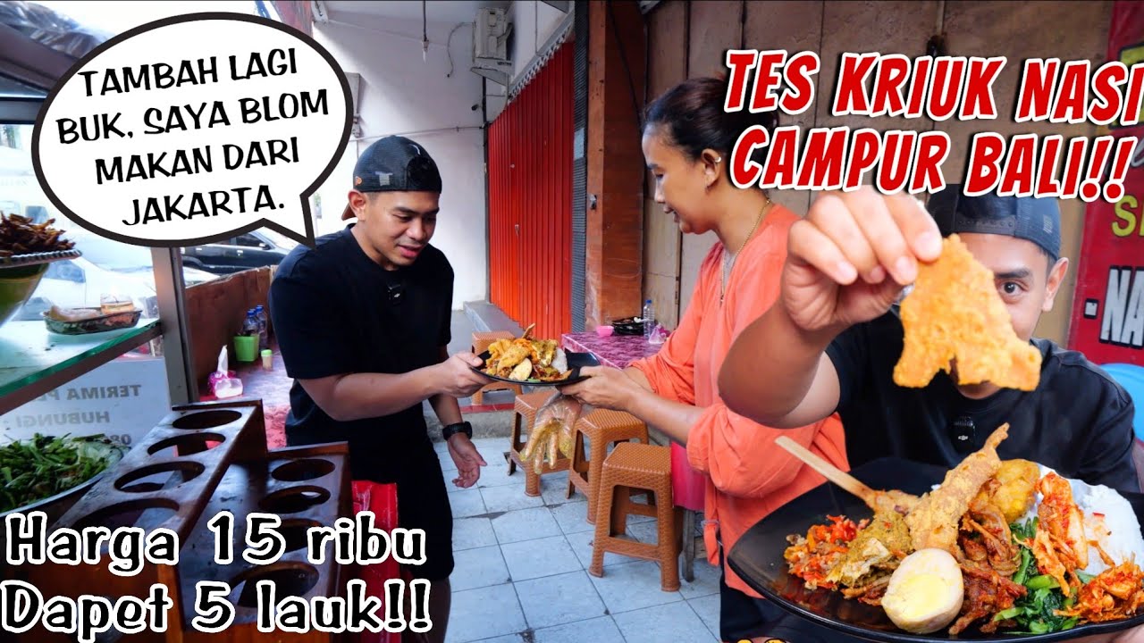 PRANK PEDAGANG NASI CAMPUR BALI GAK BERHENTI NAMBAH!!