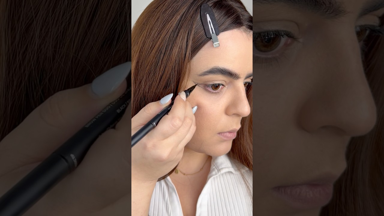 Try this! 🩷 #makeuptutorial #eyelinerhack #eyeliner #makeup #beautytiips #makeuptutorial #beauty