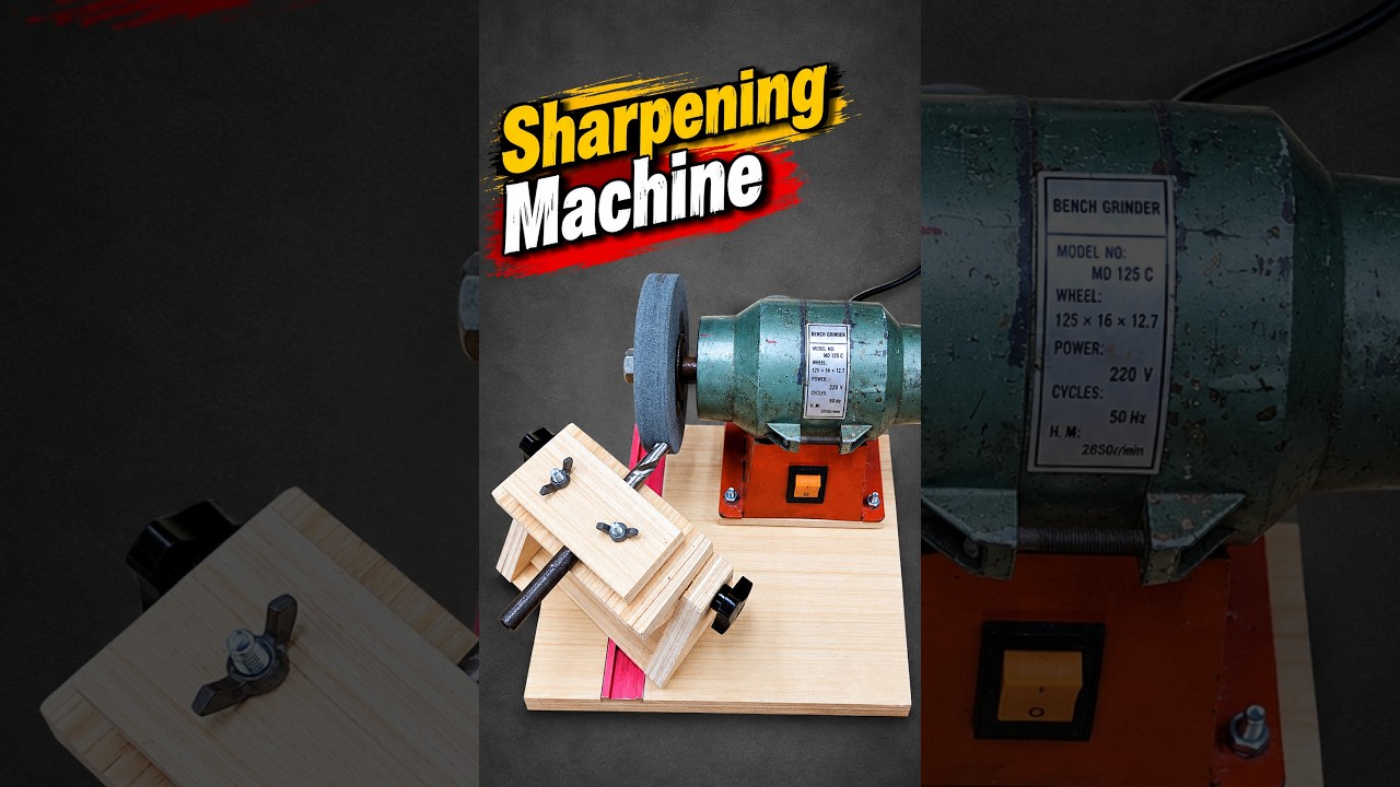 EASY DIY Woodworking Machine to SHARPEN Your Chisel?  #tooltips