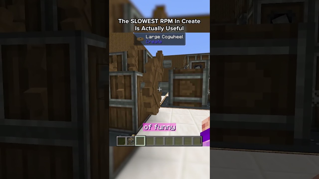 The SLOWEST RPM Create is Actually Useful! #minecraft #createmod