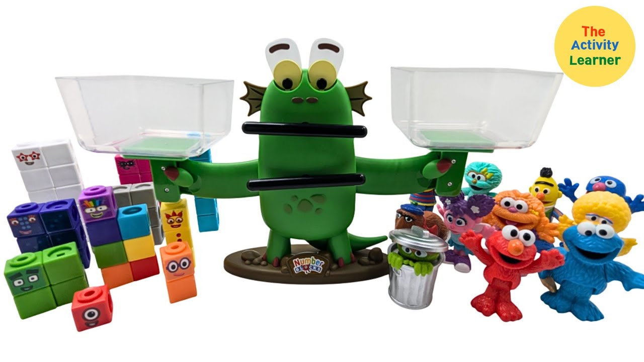 Numberblocks VS Sesame Street | Which One is Heavier? | Educational Videos for Kids 