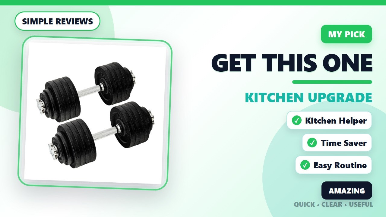 Yes4All Old School Adjustable Dumbbell Set Review