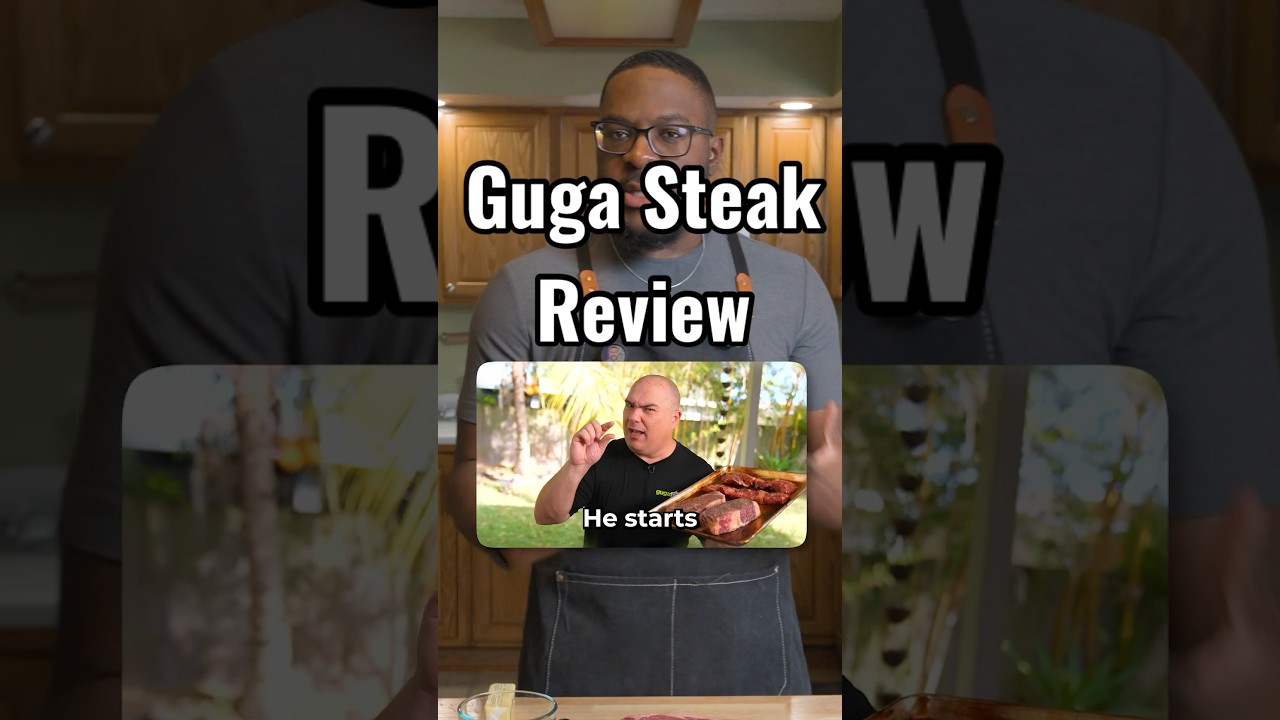Guga: The king of Steak YouTube?! #foodreview #snacks #grilling