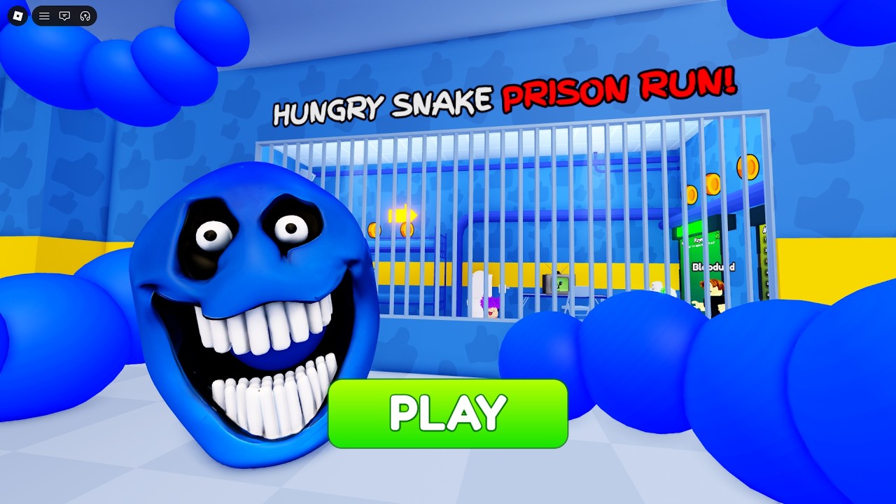 HUNGRY SNAKE PRISON RUN! roblox Gameplay Walkthrough No Death 4K