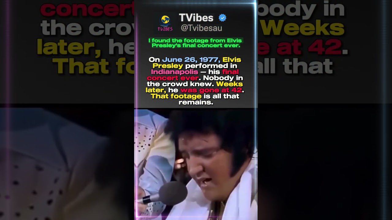 On June 26, 1977, Elvis Presley Performed His Last Concert Ever — Nobody In The Crowd Knew It