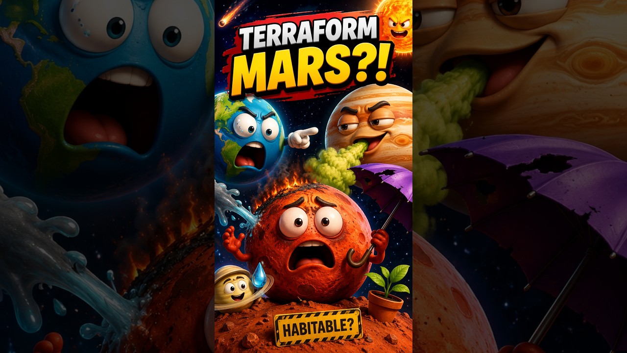 How to fix Mars (Spoiler: It’s impossible) 😂🌱 #terraforming #science