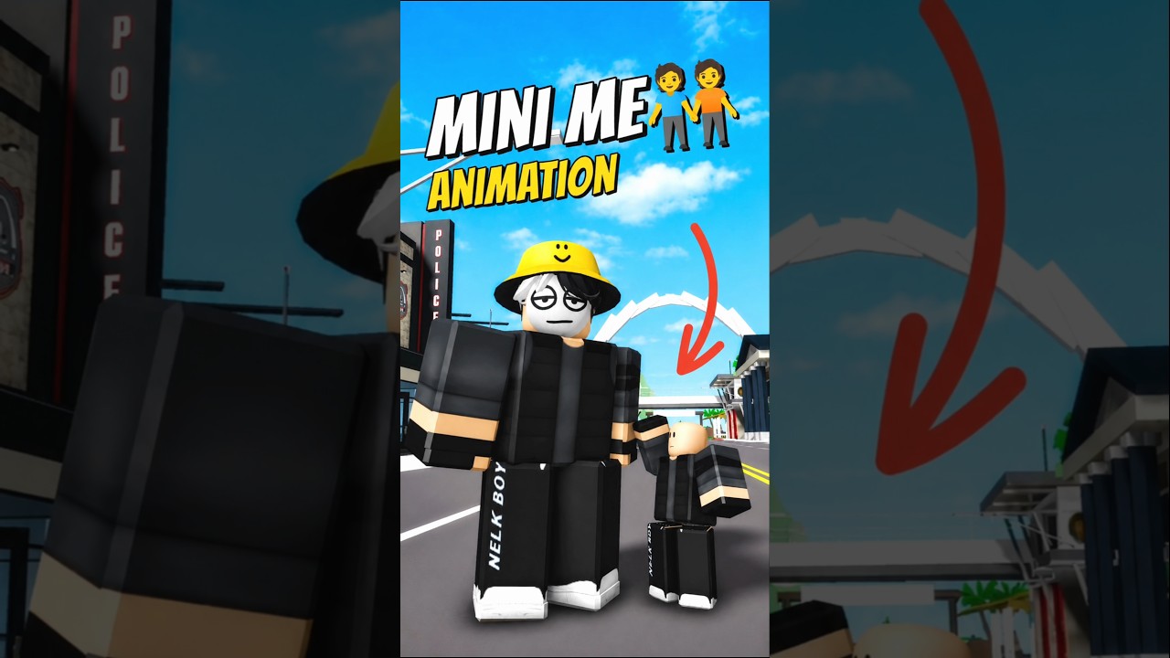 Cara Punya TEMAN MINI🧑‍🤝‍🧑 (Mini Me Animation) Di Brookhaven #roblox #brookhaven