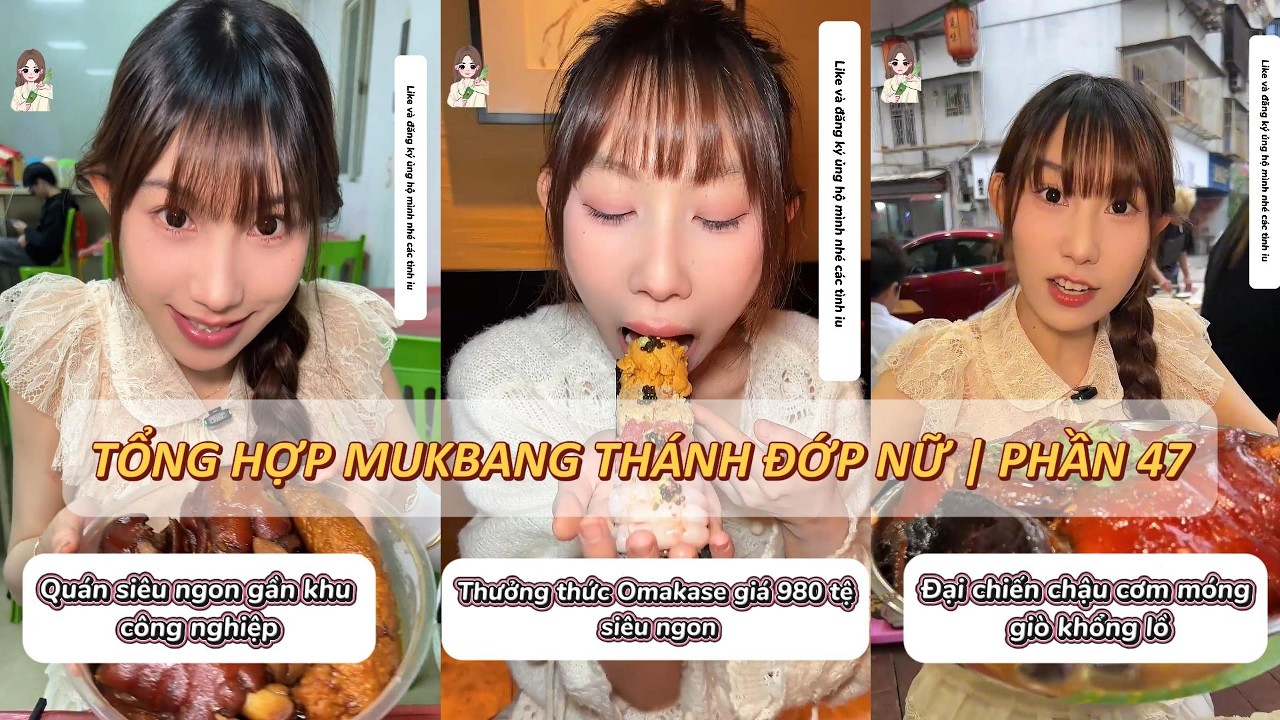 Tổng hợp - Thánh Đớp Nữ Thử Thách Mukbang Đến Những Nơi Có Các Món Ngon | Phần 47