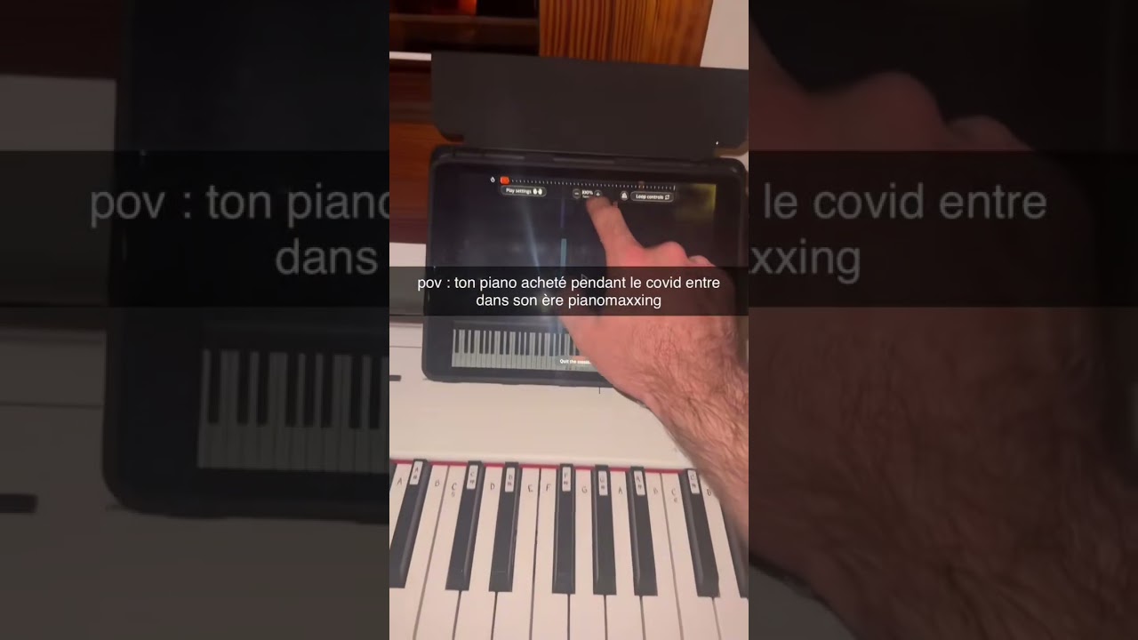 pov : le piano que t'as acheté en mode panique pendant le covid entre enfin dans son ère pianomaxxin
