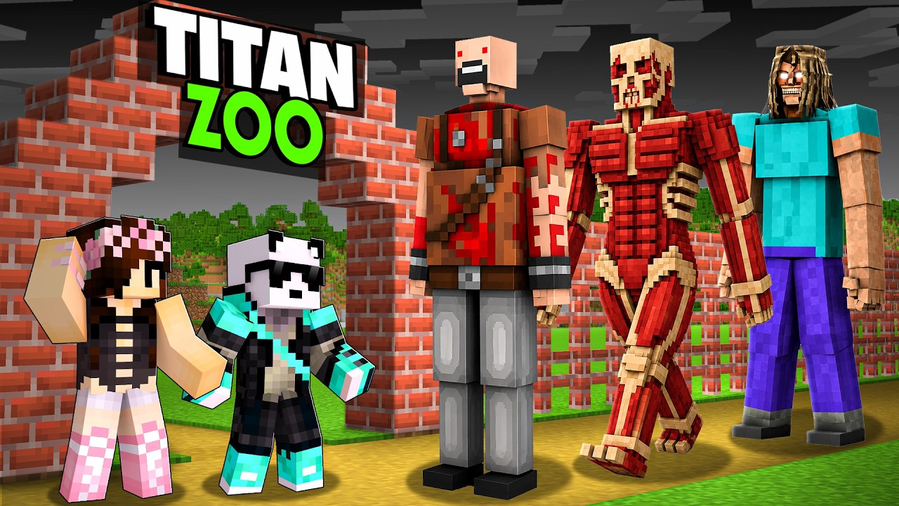 I Opened a Zoo with ALL FAMOUS TITANS in Minecraft!