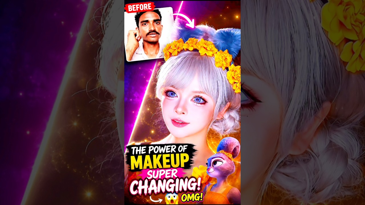 the power of a best makeup 💄 😱 #makeup #shortvideo #makeuptutorial #beauty
