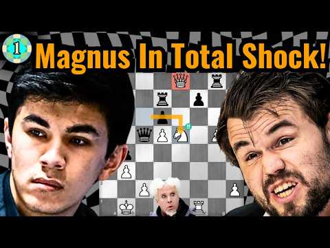 Sindarov Is A MADMAN! Stuns Magnus Carlsen w/ 4000 Elo Queen Sac!! "Its INSANE!"