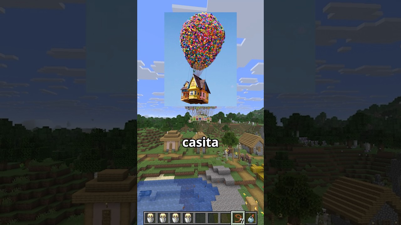 GLOBOS EN MINECRAFT UP CASITA