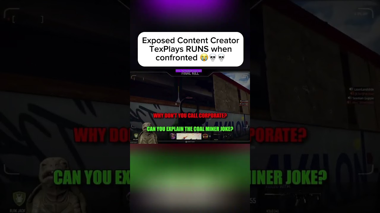 Exposed Content Creator TexPlays RUNS when confronted 😭💀💀 #drama #viral #crazy