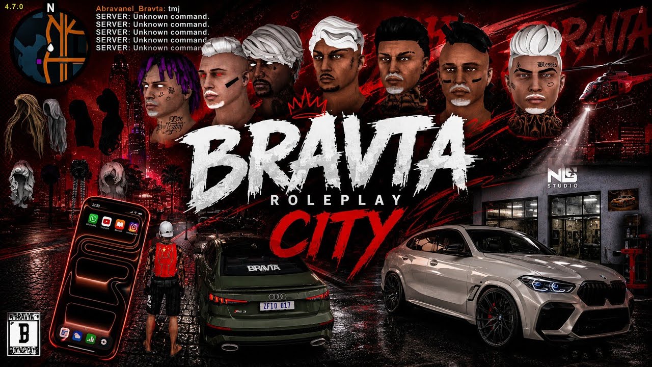 ESSE SERVIDOR ESTÁ FICANDO CADA VEZ MAIS INCRÍVEL 😱 [ Bravta City ] GTA ANDROID/PC!!