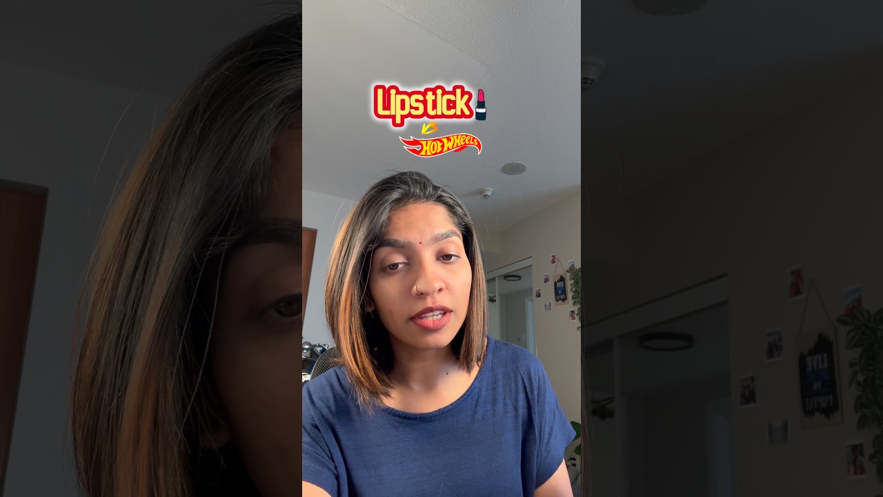 Lipstick vs hotwheels #fypシ #minivlog #hotwheels #lipsticklover #coupleshorts