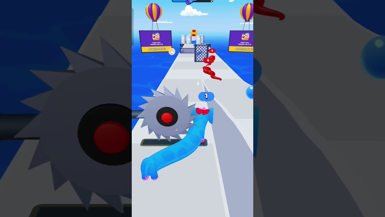 SNAKE RUN 3D Game PART 291 #funny #gaming #funnyvideo #viral