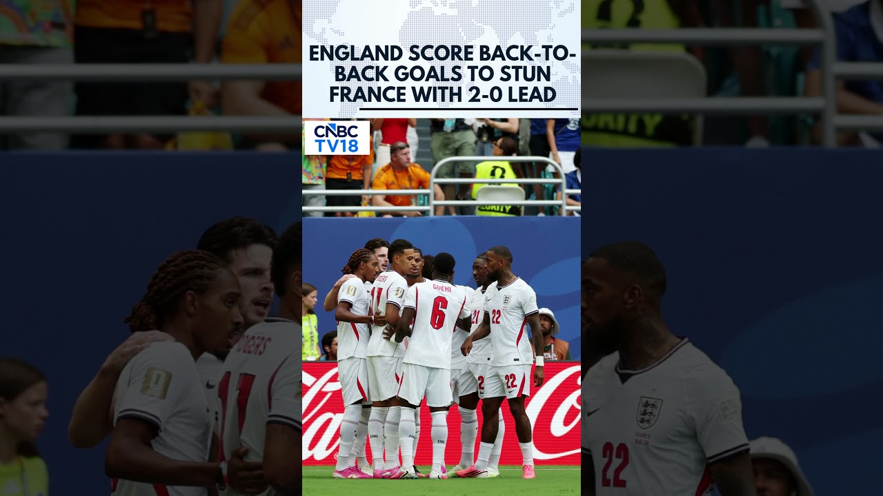 England Score Back-To-Back Goals To Stun France With Quick 2-0 Lead In World Cup Play-Off | N18S