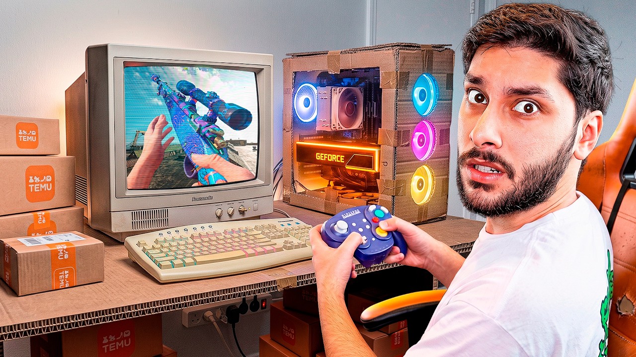 Compré un SET UP GAMER de TEMU (me estafaron)
