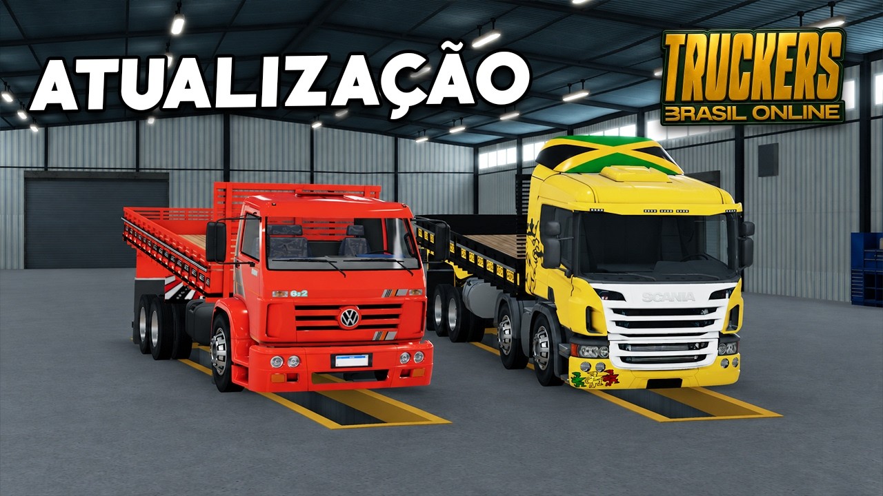 ATUALIZAÇÃO EXCLUSIVA DO TRUCKERS BRASIL ONLINE - NOVA GARAGEM, GRÁFICOS E ILUMINAÇÃO NOTURNA