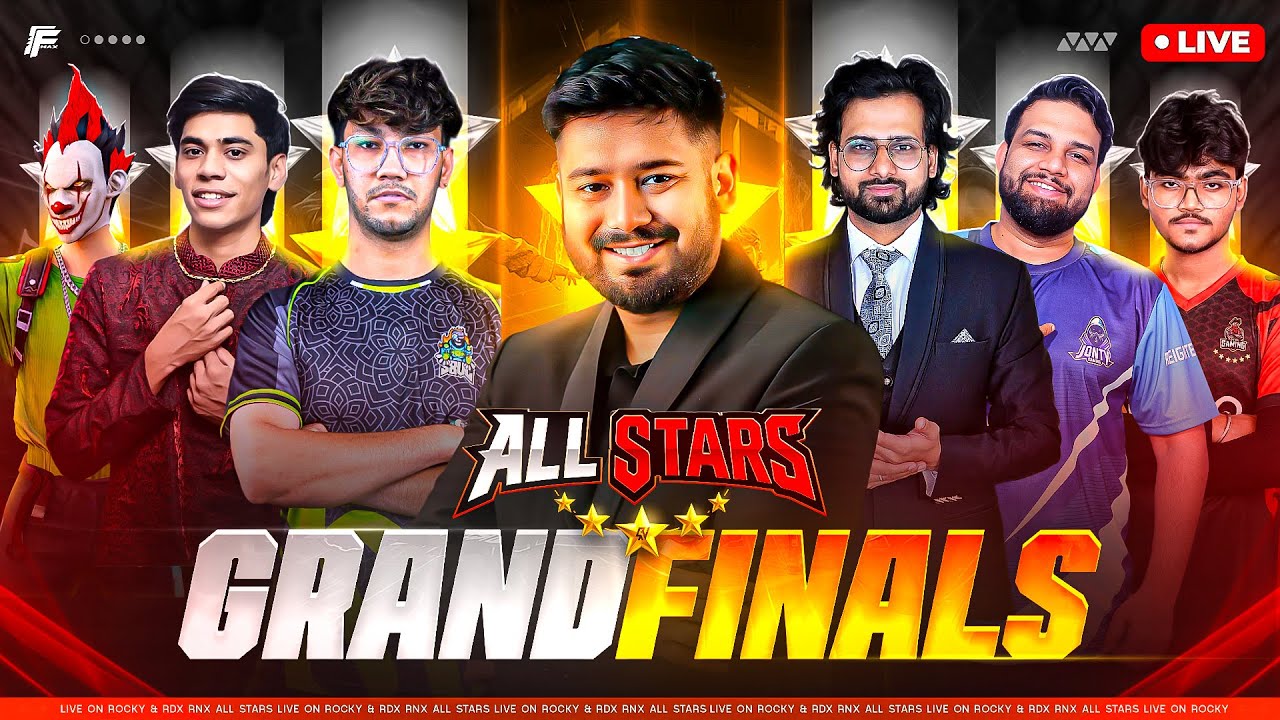 Grand Finale | RNX ALL STARS | Champions Rush 🔴  #gyangaming #freefire #freefirelive