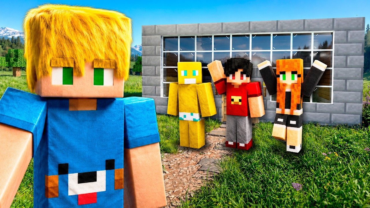 Sobrevivemos 100 Dias no Minecraft Realista!