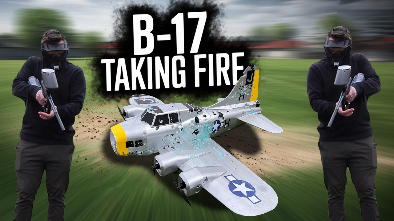 How Many Paintballs Does It Take To Destroy a B-17?