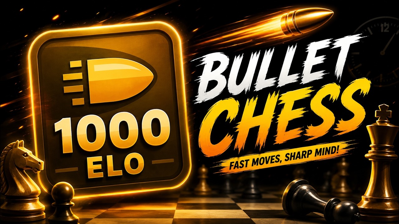 I FINALLY HIT 1000 ELO in Bullet Chess! ⚡🔥
