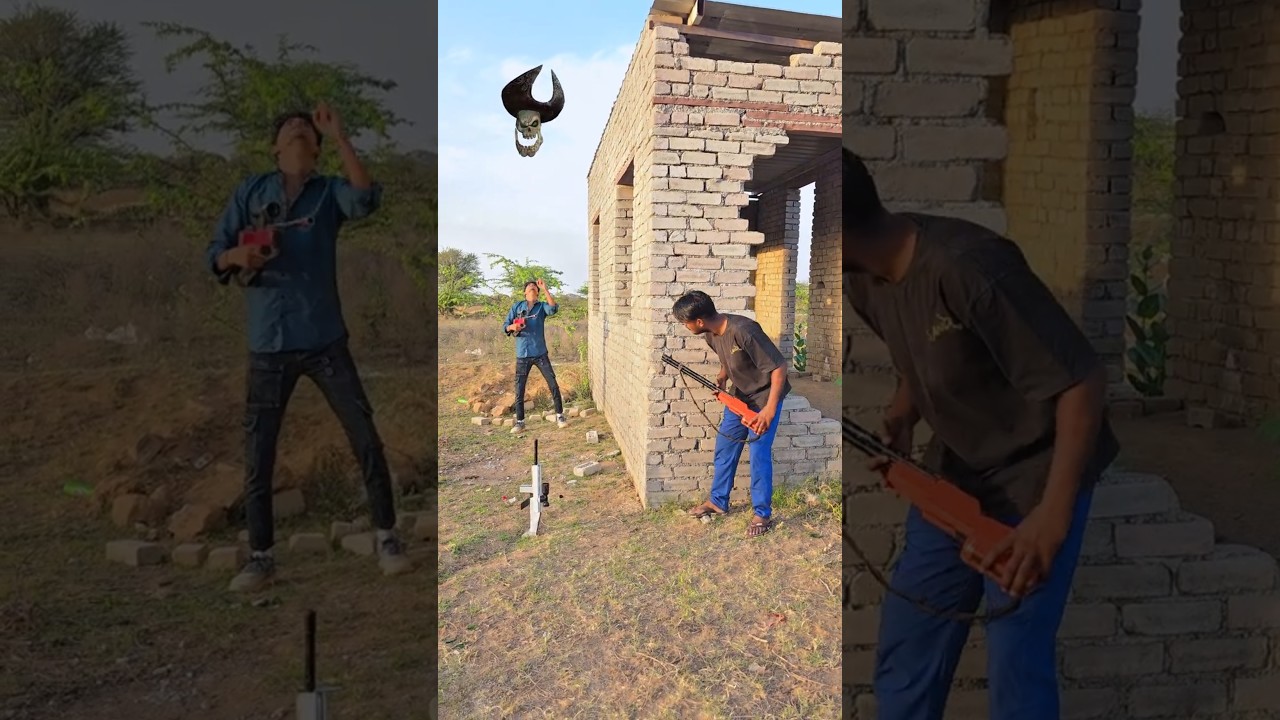 Overconfidence 😅 Pirate Skull 💀 1v1 Funny Real Life Gameplay #freefire #pubg #bgmi #shorts