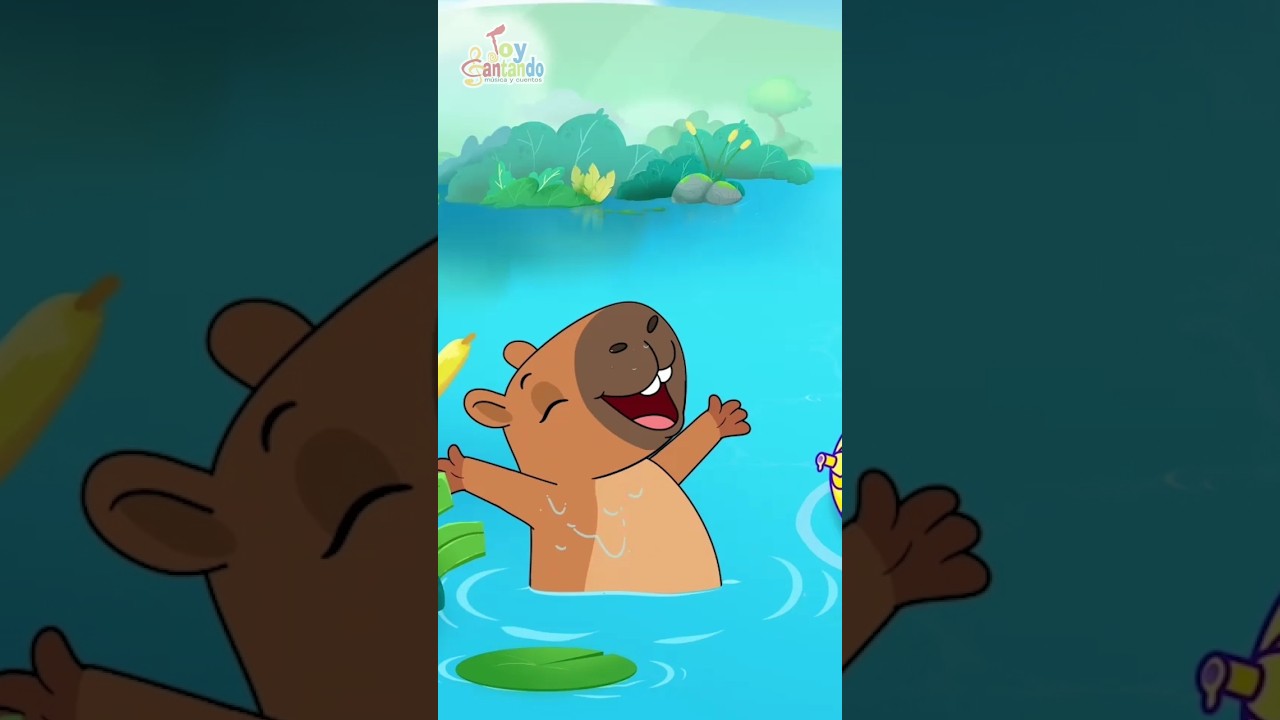Así juega el 🎶Capibara 🐮 con La Vaca Lola.