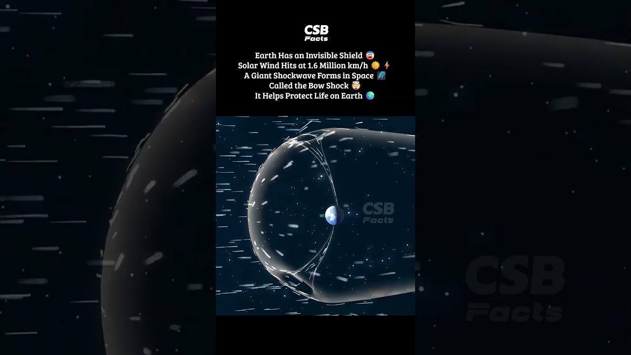 Earth Has an Invisible Shield in Space 😨🌍⚡