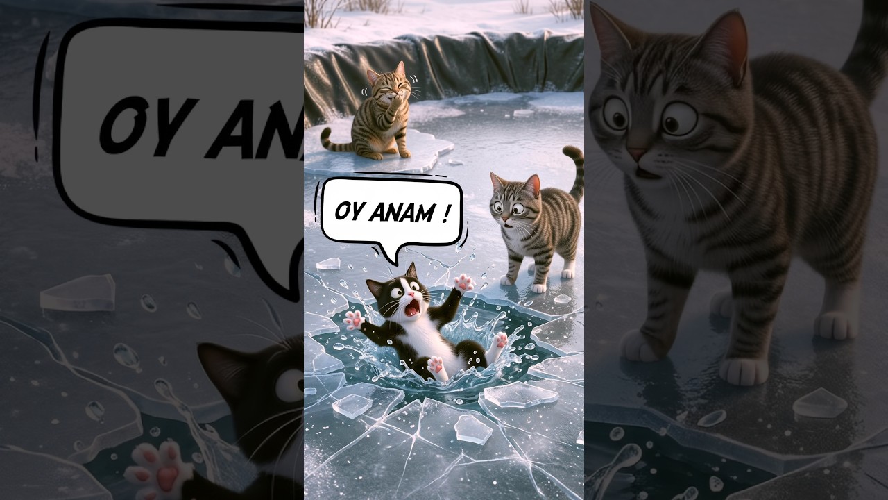Dondum dondum 🥶😺#kedi #komedi #konuşankediler