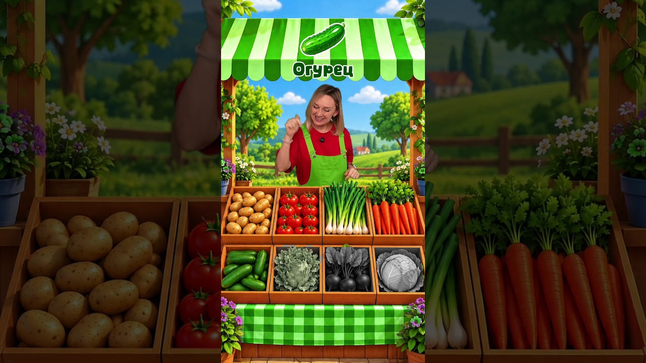 🥕🥦 Учим овощи для детей