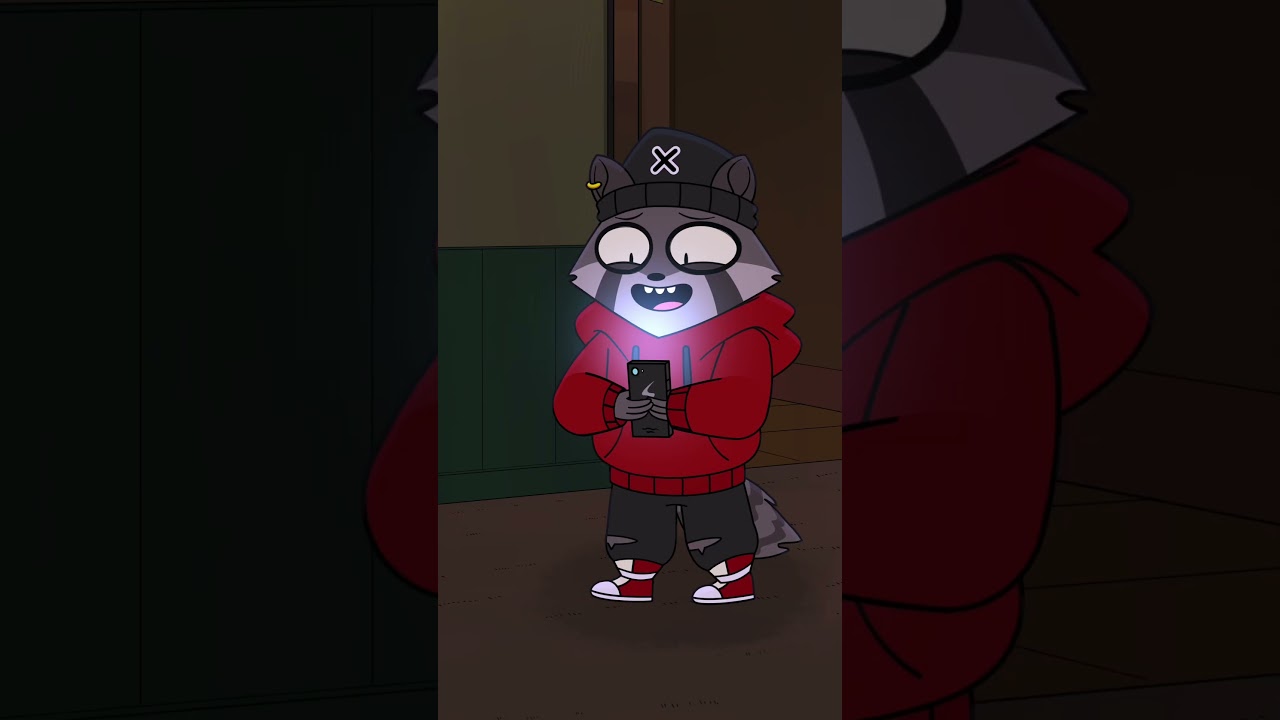 POV: When you are watching reels alone at night #rockyrakoon #funny #comedy #cartoon #humor