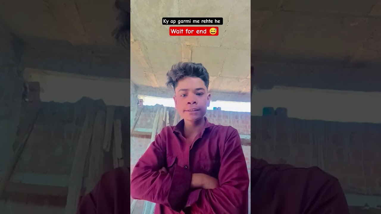 kya aap garmi mein rahte hain pareshani mein #viral #comedy #harekfriendkaminahotahai #funny