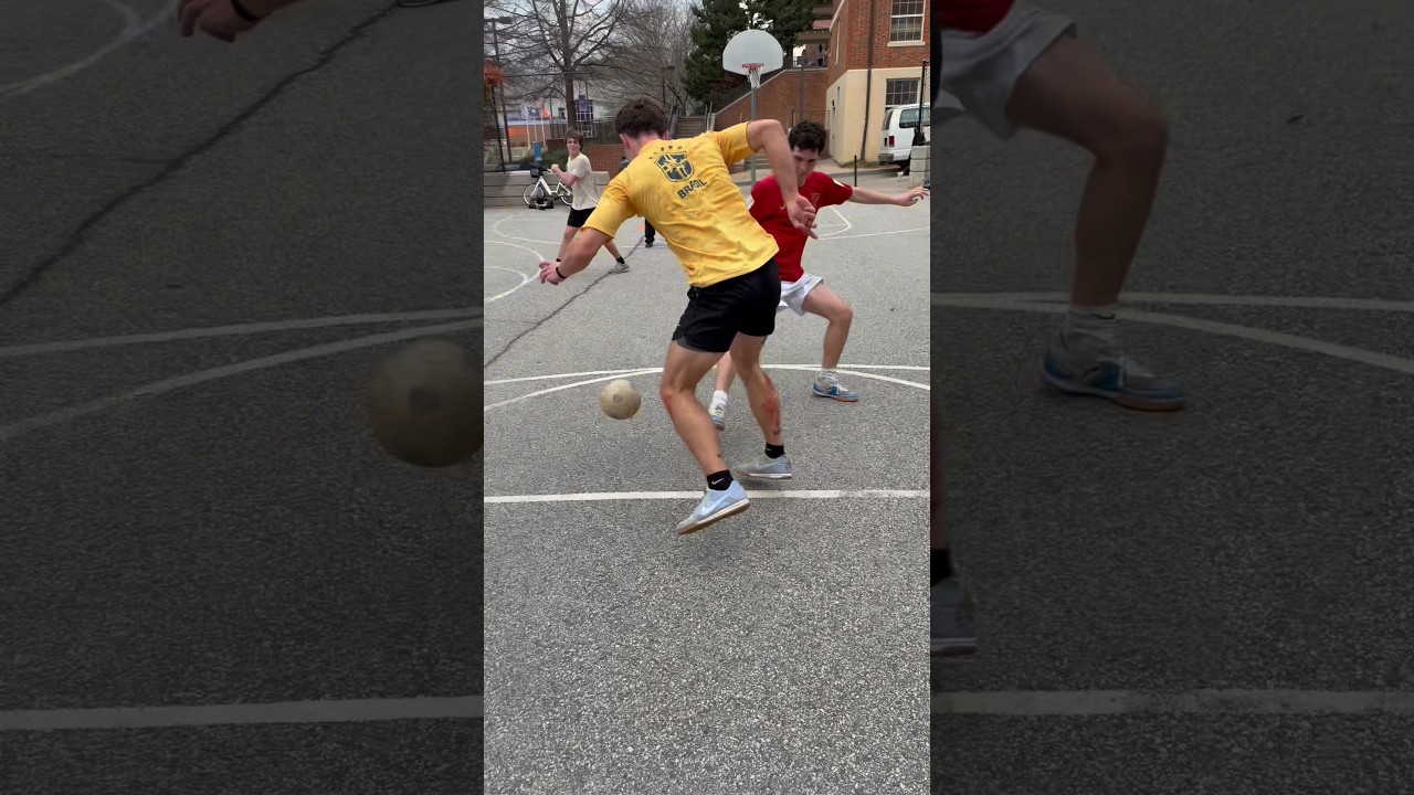 FIFA Street in Real Life! Training street in 🇺🇸 #streetpanna #streetball #football