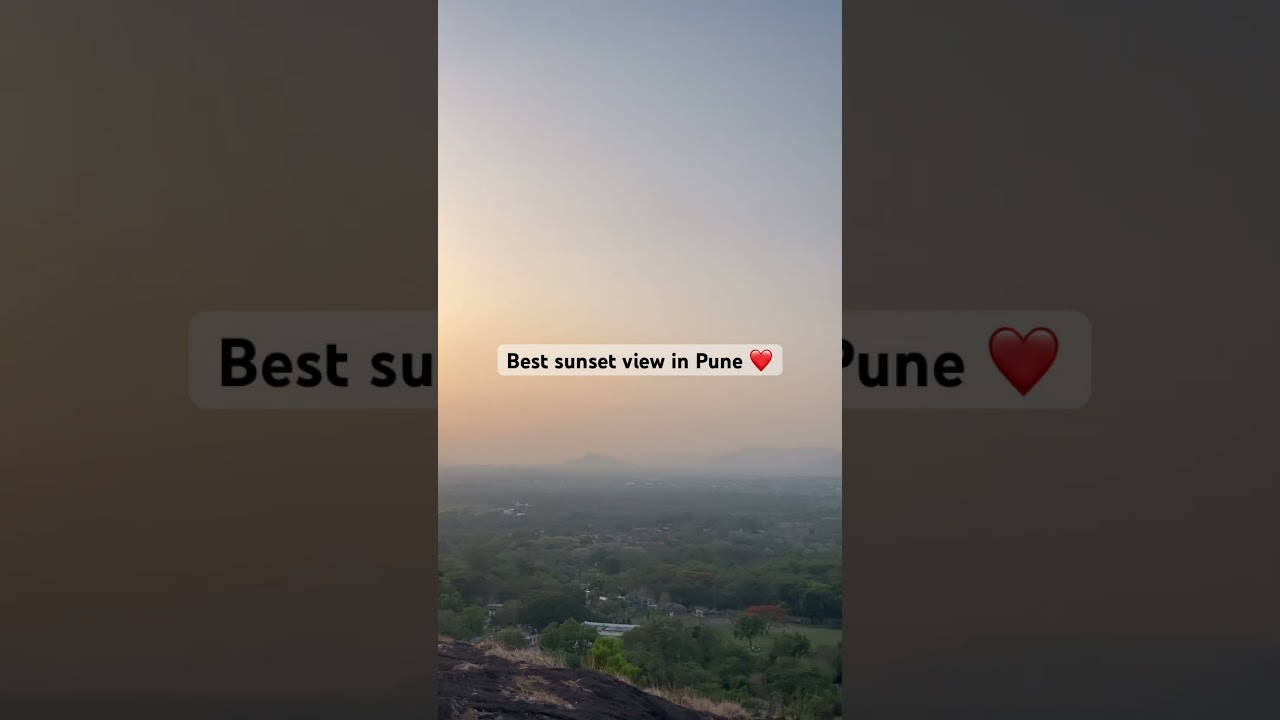 Sunset view in Pune | Peaceful evening in Pune #explore #trending #viral #sunset