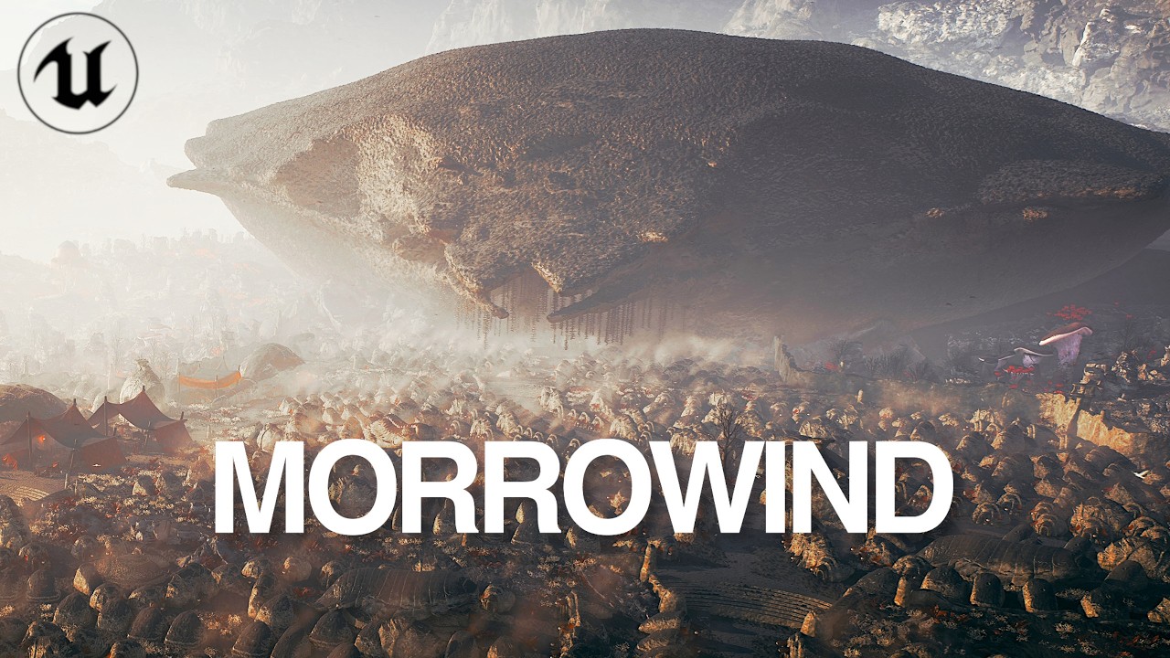 The Real Lore-Accurate Size of Ald’ruhn: Morrowind in UNREAL ENGINE 5! [4K]