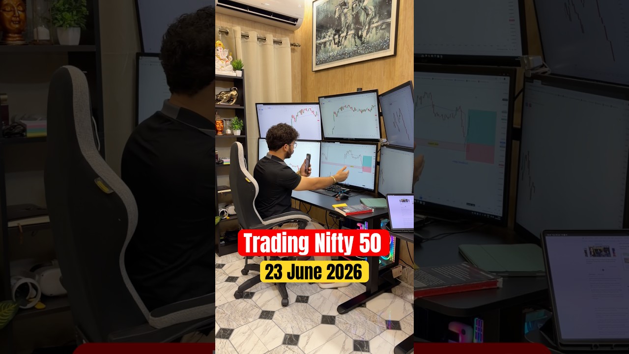 Trading | Intraday 23 June 2026 | STOCK MARKET | options trading | TRADER