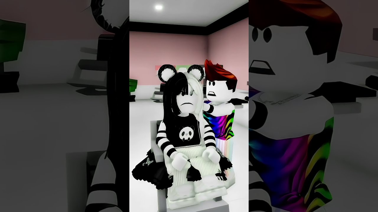 Tentaram separar eles no #brookhaven  #roblox