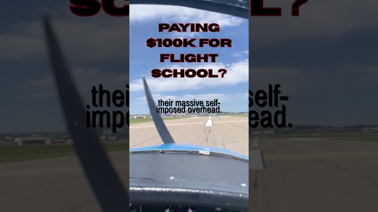 Why Flight School Costs $100,000 #aviation #flywithmyotis