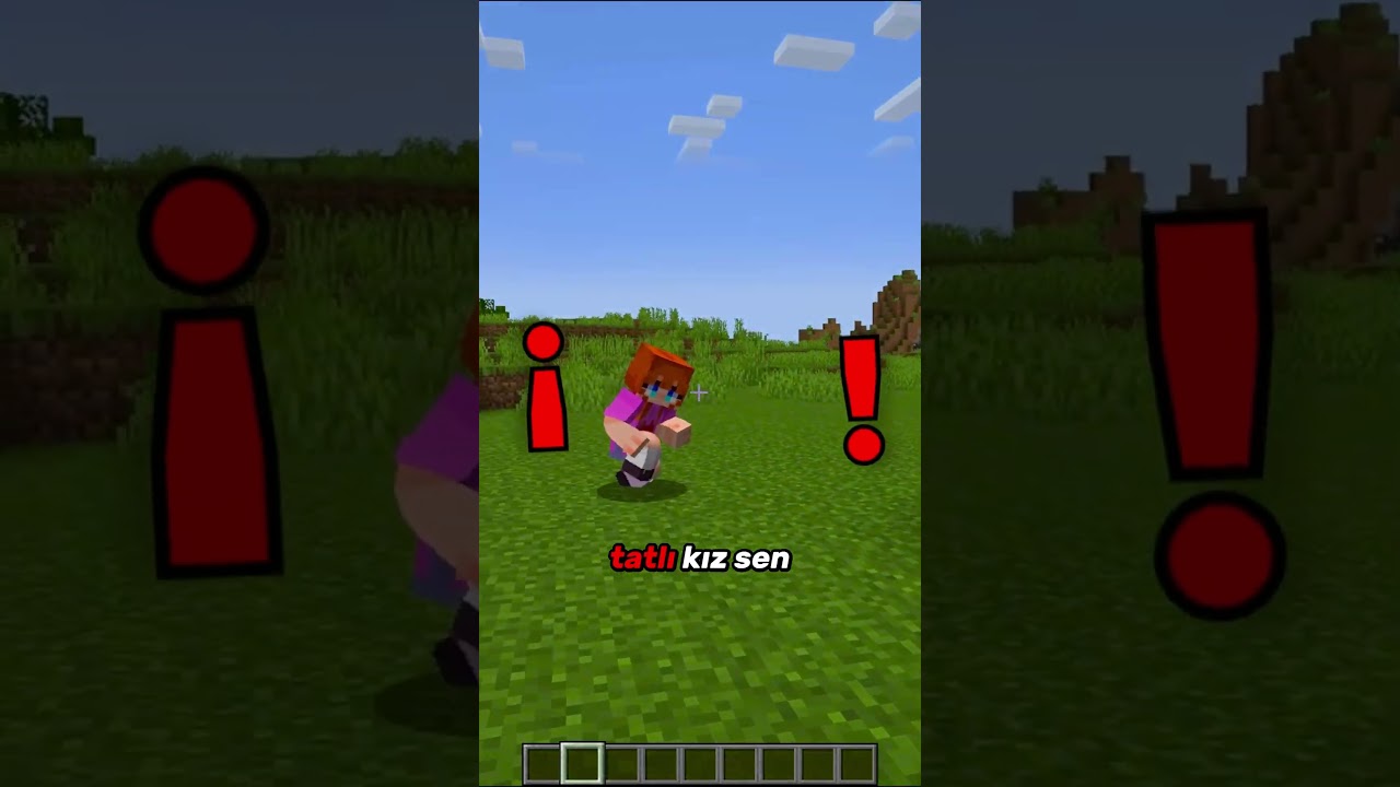 En garip Minecraft videosu !! #shorts