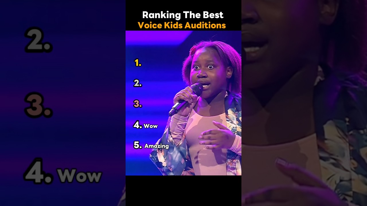 Ranking The Best Voice Kids Auditions #singing #performance #shorts