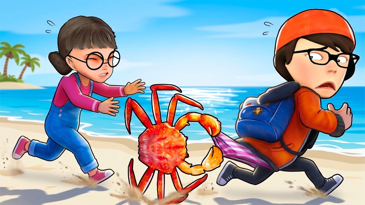 Scary Teacher 3D - Nick Running Away From Tani Seafood Crab Prank Challenge
